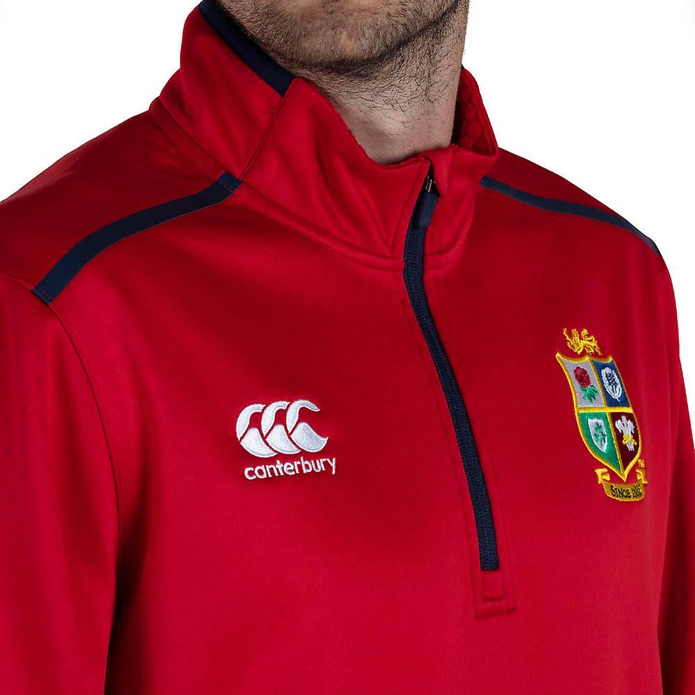 Red 1/4 Zip Fleece Top S47530