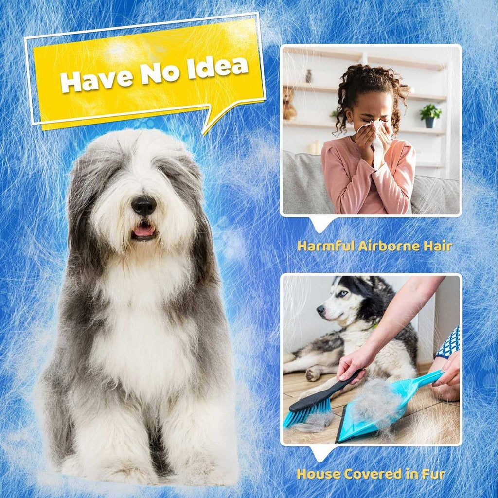 Pet Hair Remover Glove Grooming Glove Brush Deshedding Glove Y58498