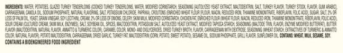 9.625 oz Frozen Turkey Meal, Pack of 8 P255