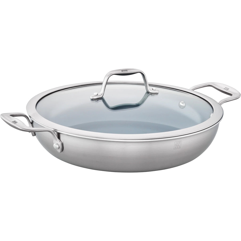 3-ply Stainless Steel Ceramic Nonstick Braiser N815420