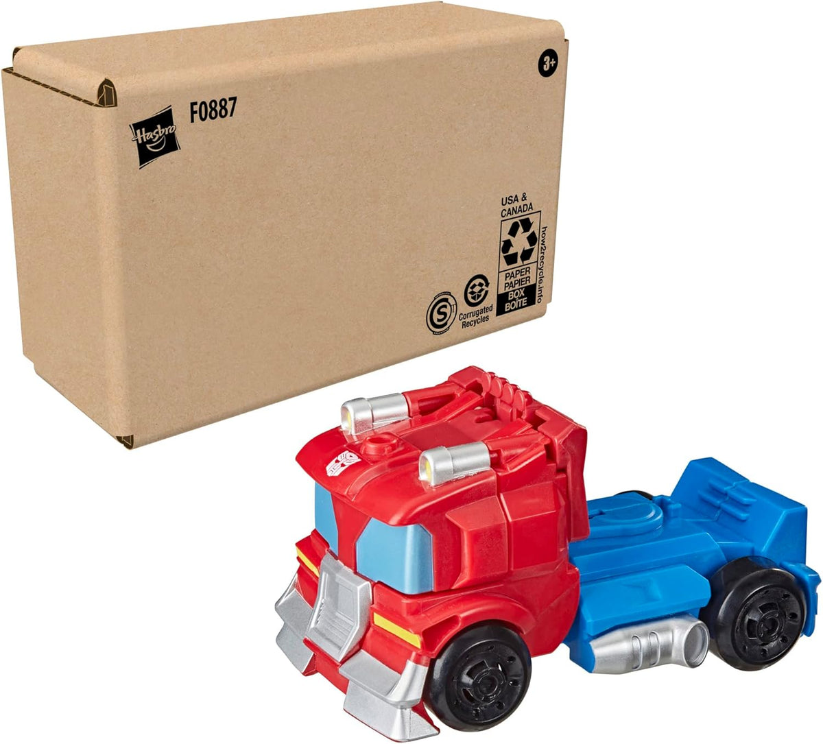 4.5-Inch Action Figure Converting Robot Toy B79684