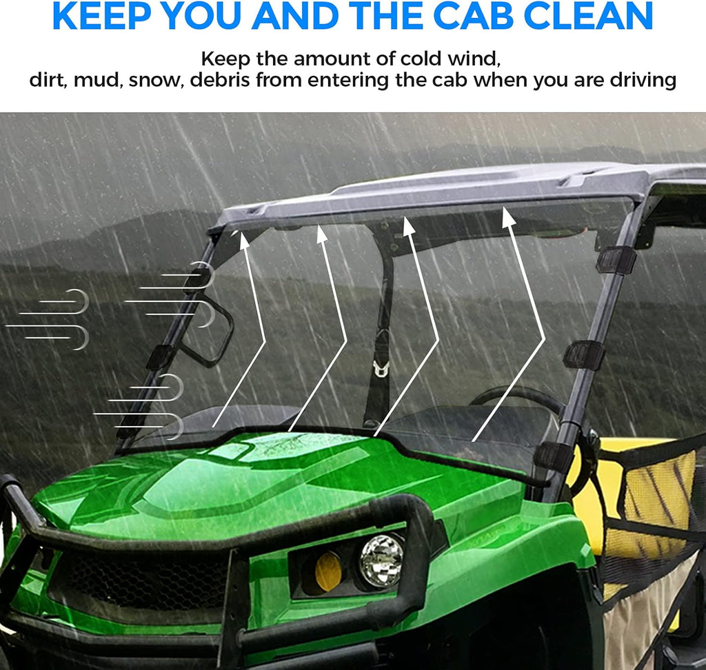 Clear Polycarbonate Full Windshield F11461