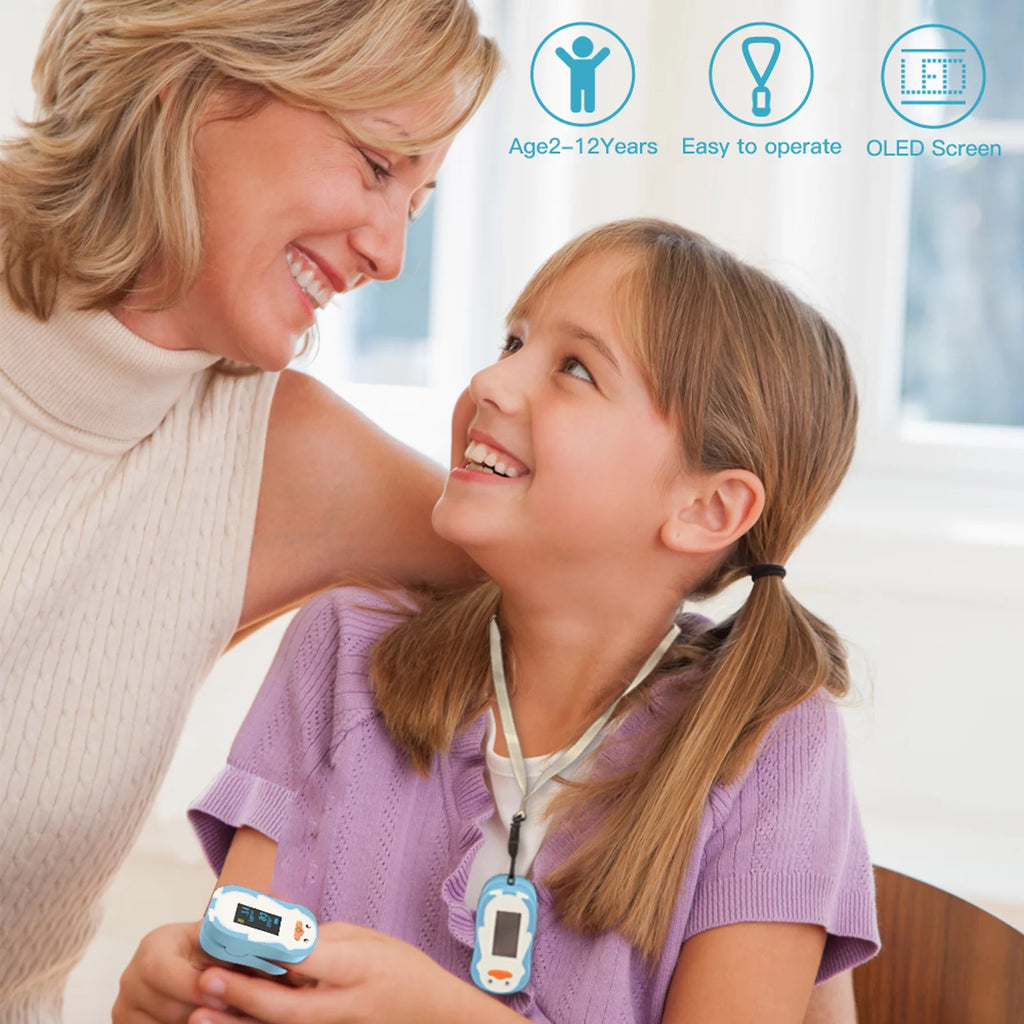 Blue Fingertip Pulse Oximeter P176380