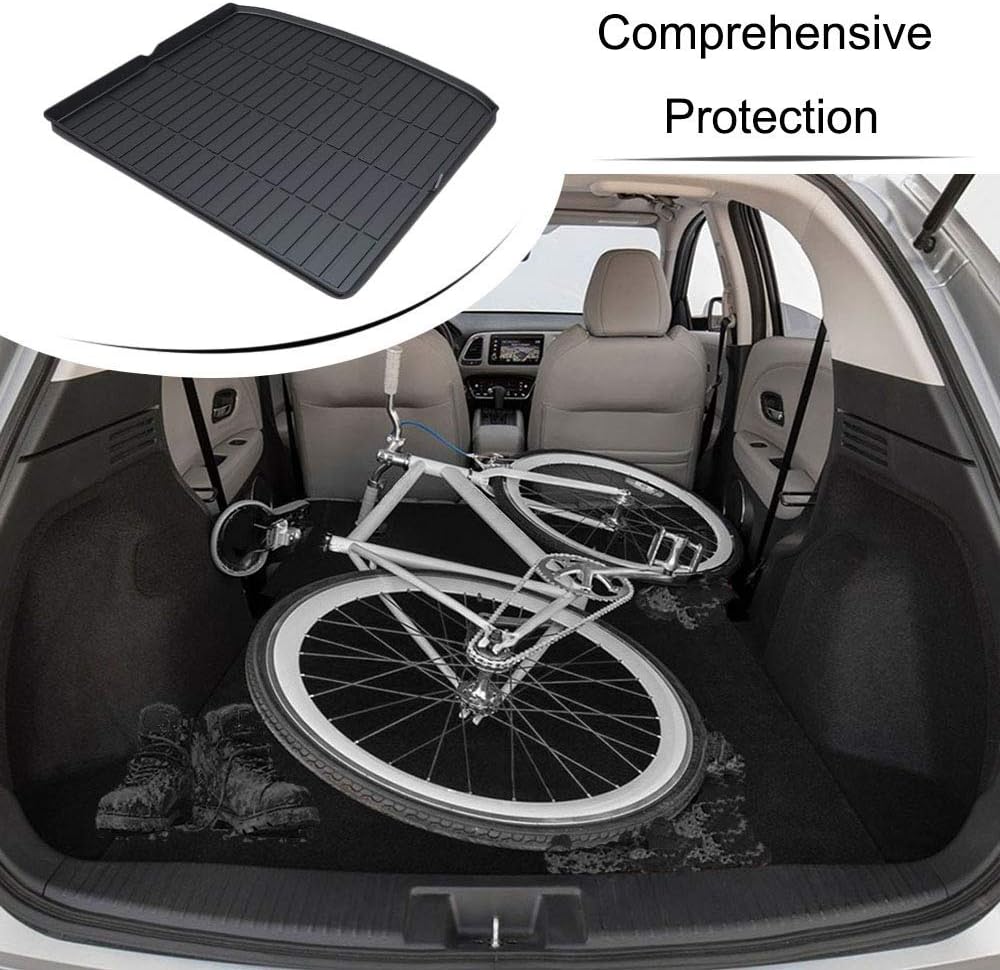 Black Cargo Liner Trunk Mat Pack of 2 D938