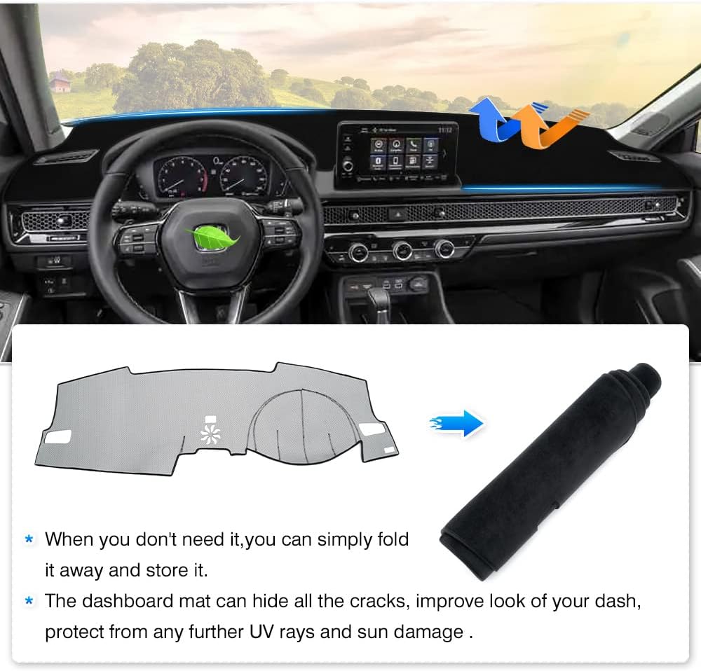 Custom Fit Dashboard Cover Mat Carpet Flannel Dash Cover Pad P8330