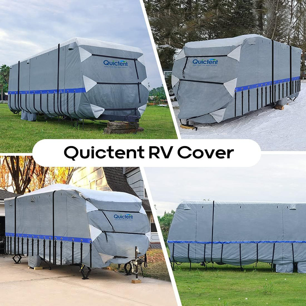 22-24Ft Breathable Watertight Rip-Stop Travel Trailer RV Cover P304