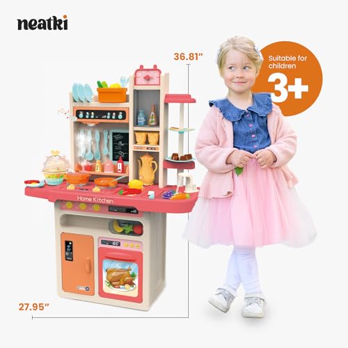 65-Piece Toy Kitchen Playset (Blue) I50004