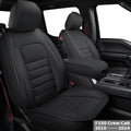 Custom Fit Faux Leather Seat Covers for F150 Crew Cab S8835