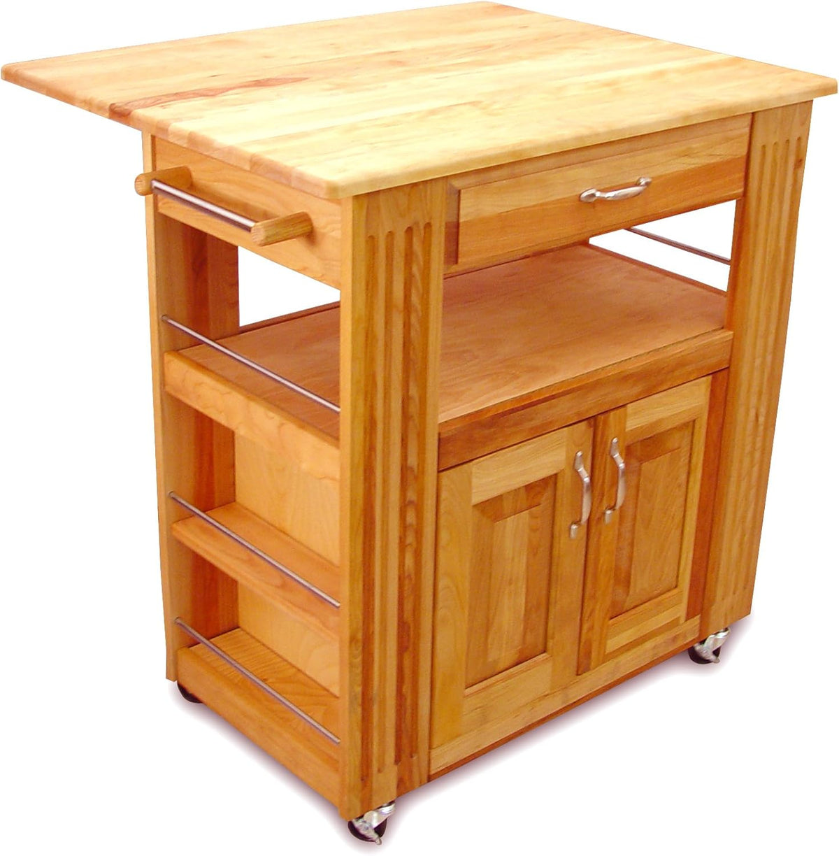 Kitchen Island with Drop Leaf B421