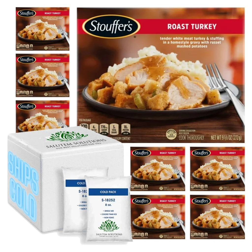 9.625 oz Frozen Turkey Meal, Pack of 8 P255