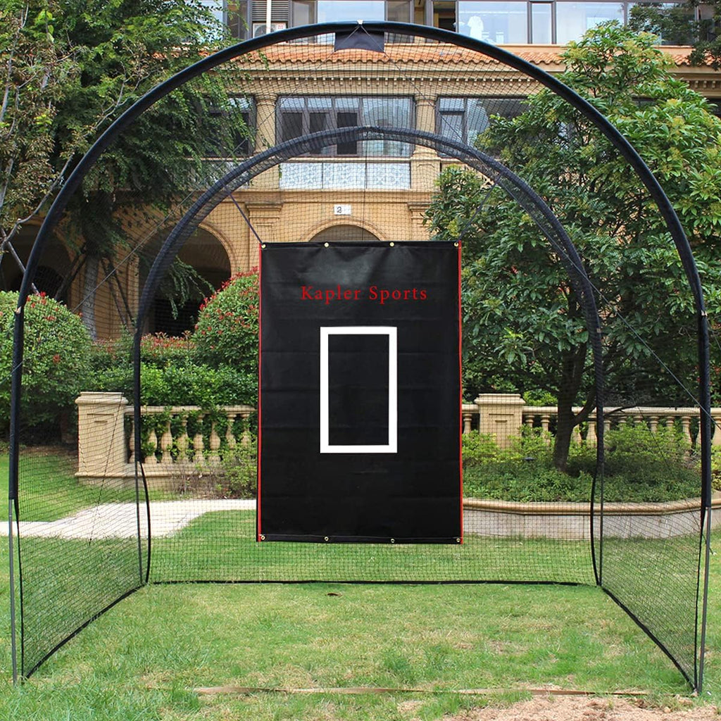 Vinyl Batting Cage Backstop with Bungees Q872259
