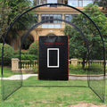 Vinyl Batting Cage Backstop with Bungees Q872259