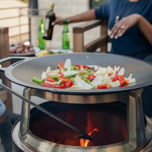 Large Cast Iron Wok Top, 18", 2.5" Depth O273