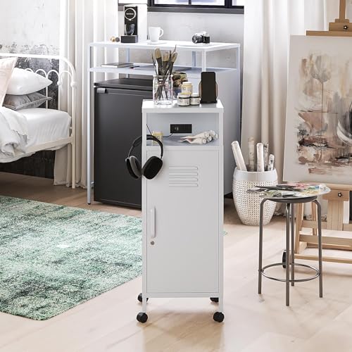 Hunter Green Metal Mobile Storage Cart Y3134