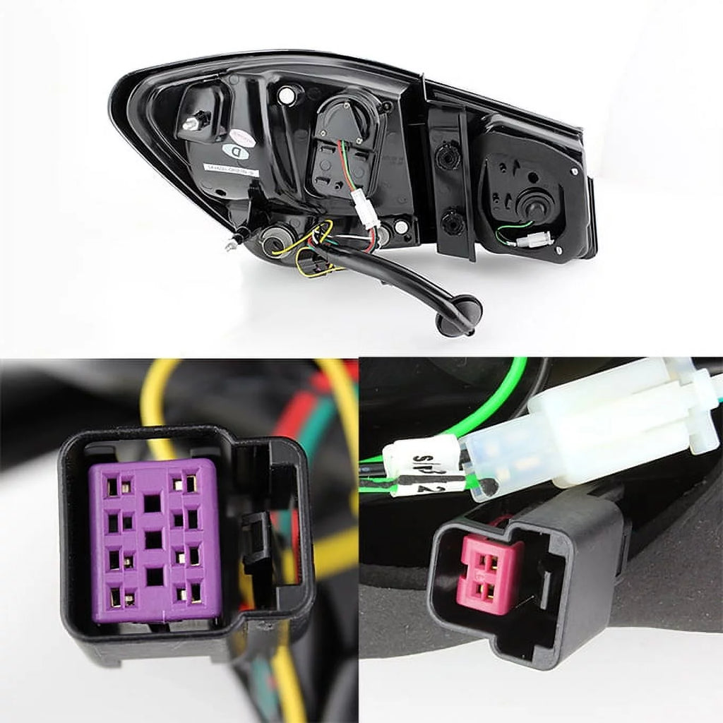 Black Bezel Full LED Tail Lights 4pcs Set Y593961