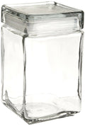 1.5 Quart Clear Glass Storage Jar Set of 4 T1842