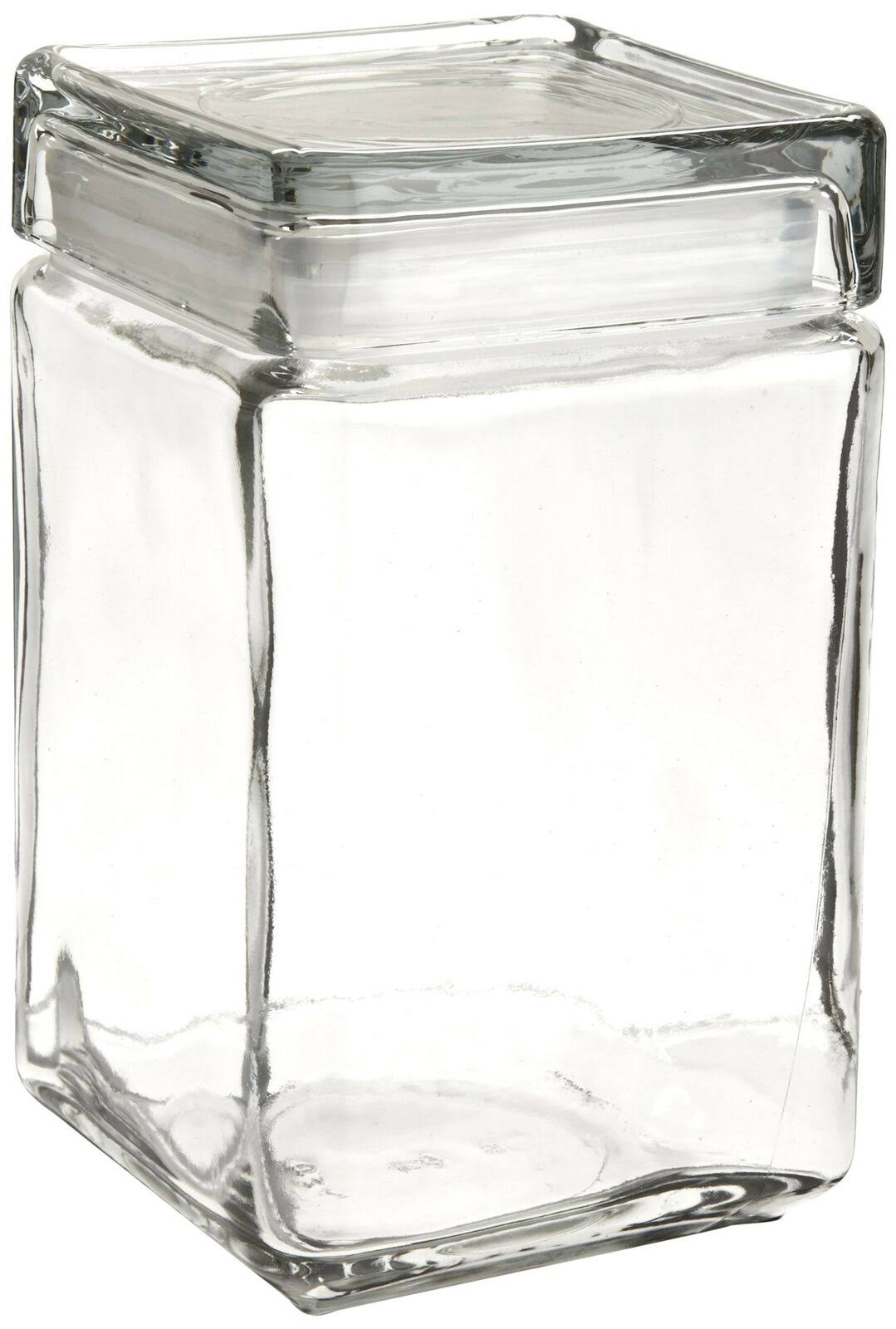 1.5 Quart Clear Glass Storage Jar Set of 4 T1842