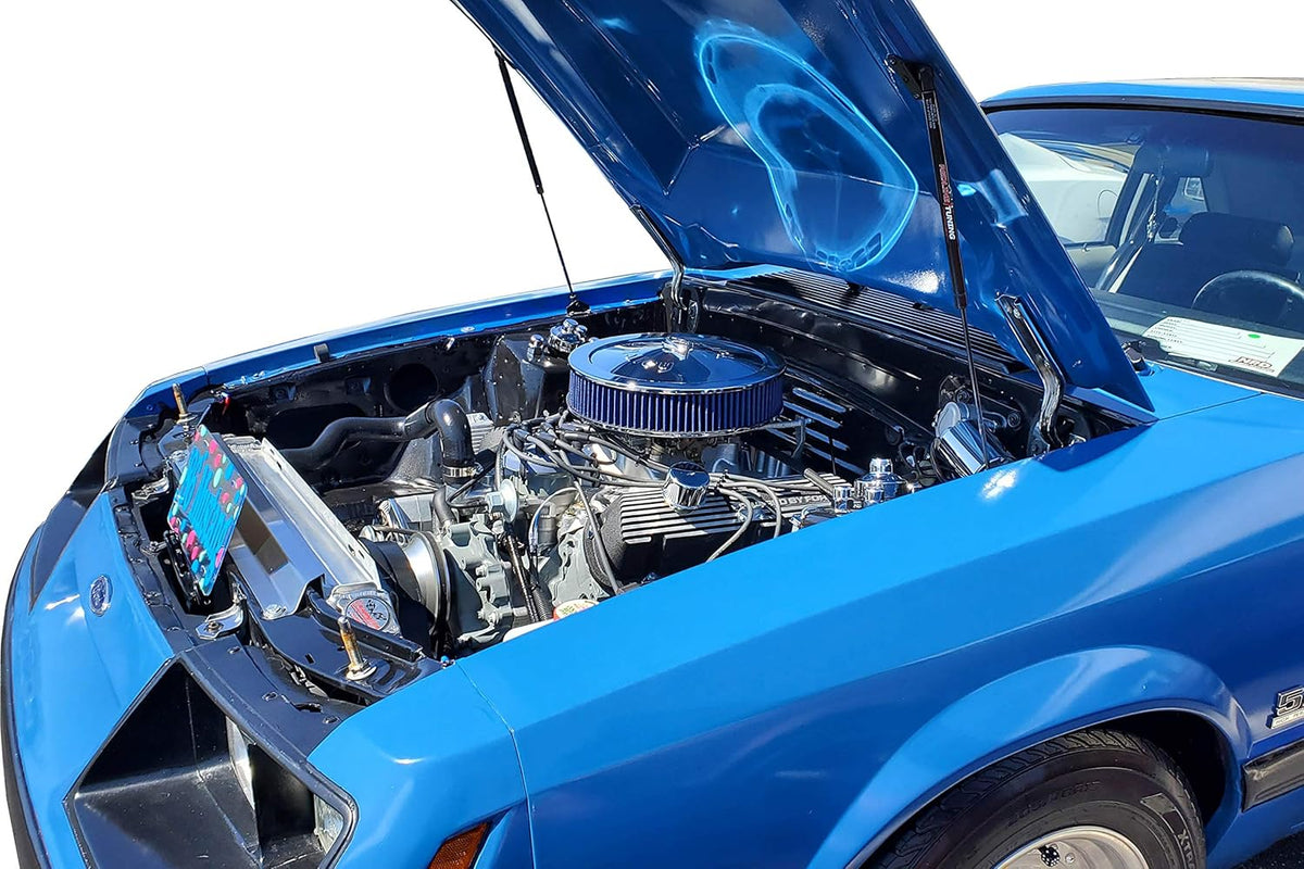 Hood QuickLIFT PLUS System Compatible with Ford Mustang & Mercury Capri 1979-1998 Q72688