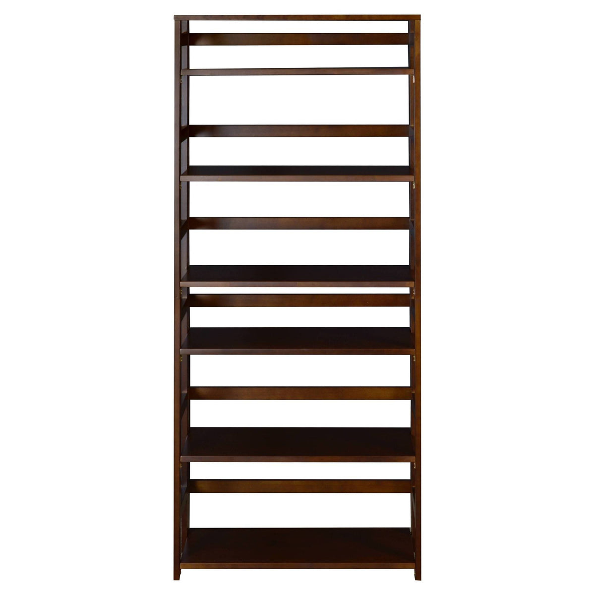 Mocha Walnut Folding Bookcase P387531