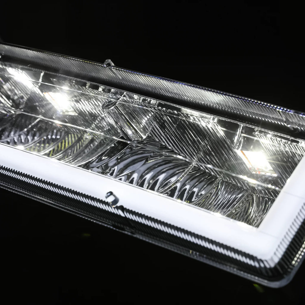 Switchback LED Tube Headlight Assembly with LED Bulbs D2556