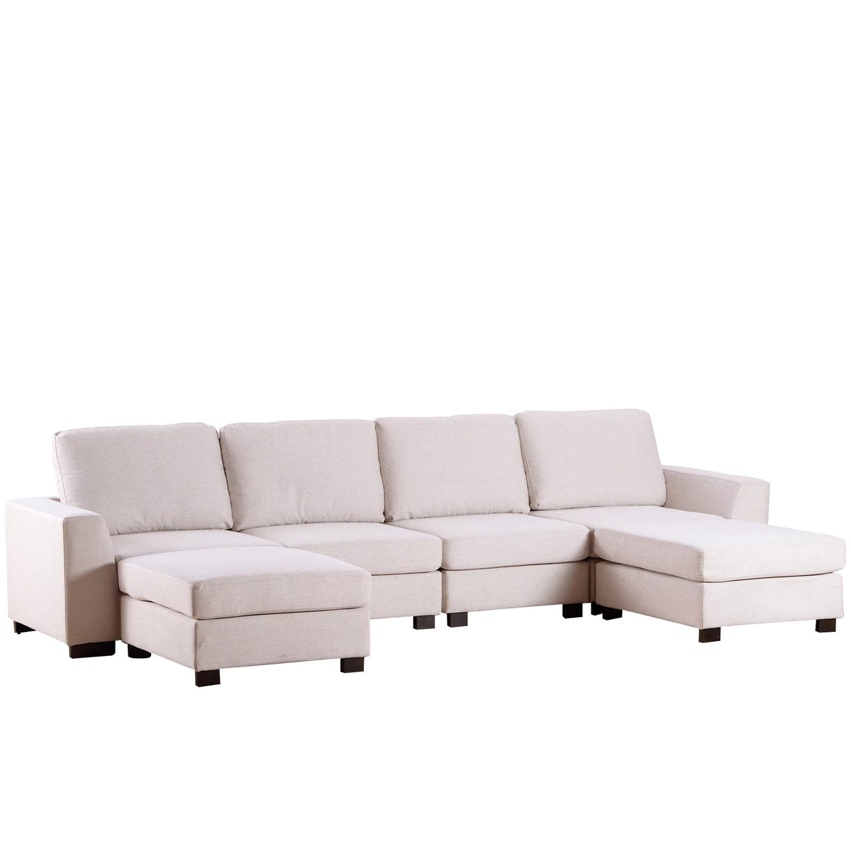 130.7" U Shaped Modular Sectional Sofa G793