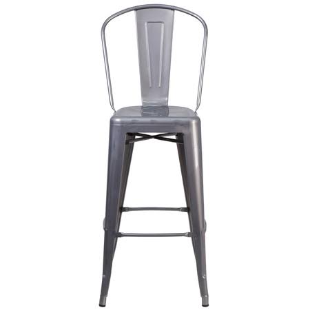 4 Pk 30'' High Indoor Barstool with Back H717186