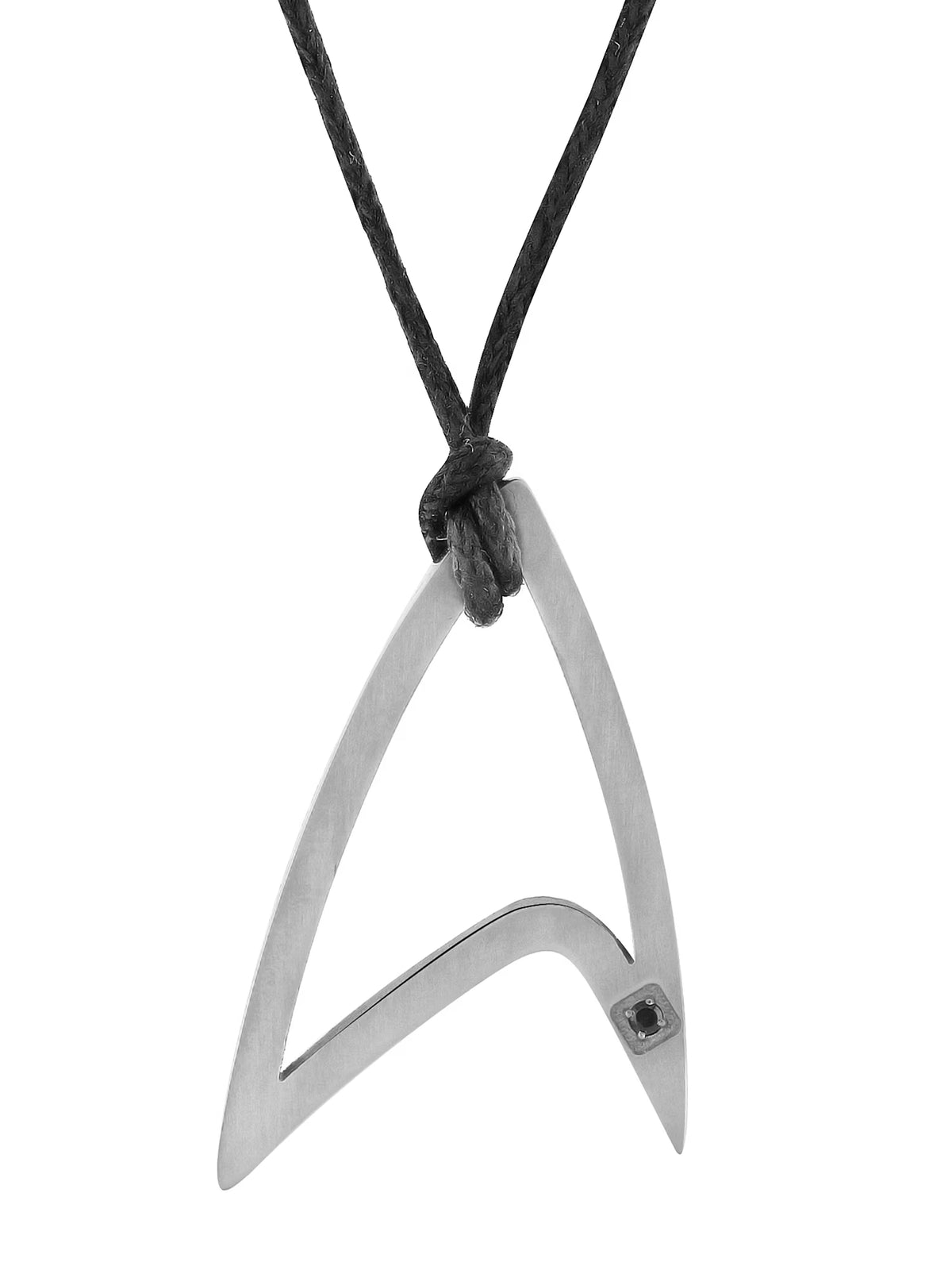 Titanium Starfleet Pendant with Rope Cord Y3284