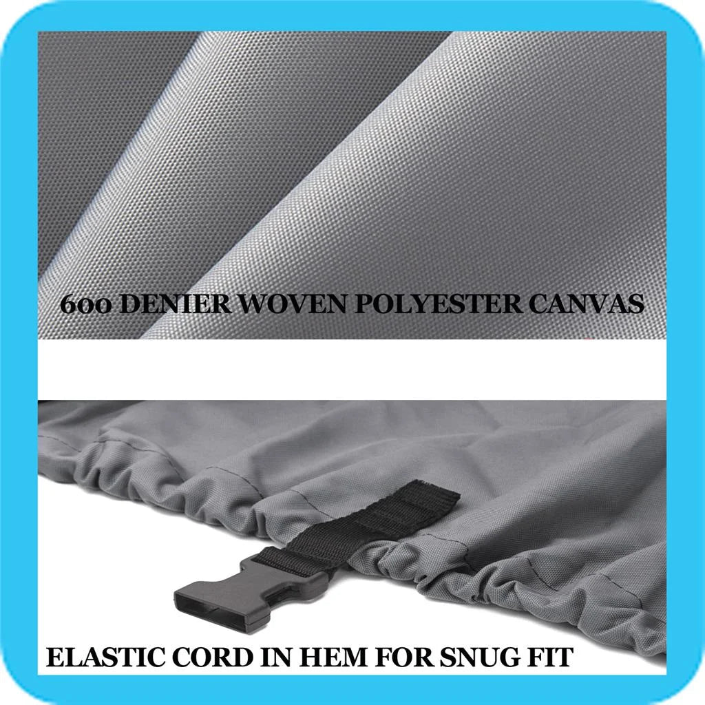 Boat Cover for Nitro 170 TF with Port Troll Motor, Outboard, 1993-1995 M709