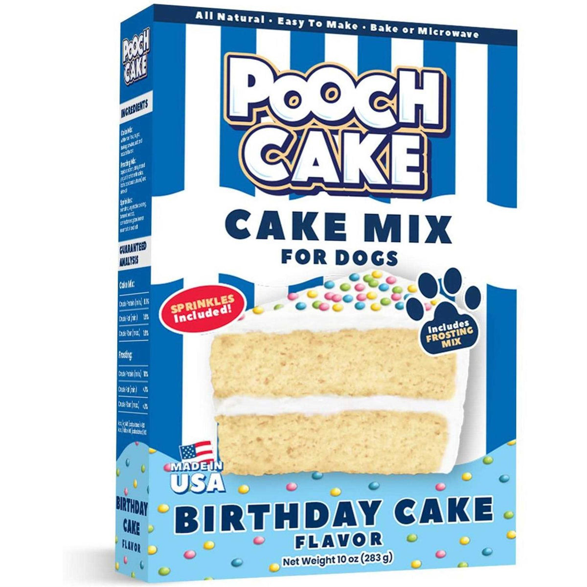 Birthday Cake Mix for Dogs with Sprinkles V4994