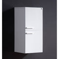 White Bathroom Linen Side Cabinet H29744