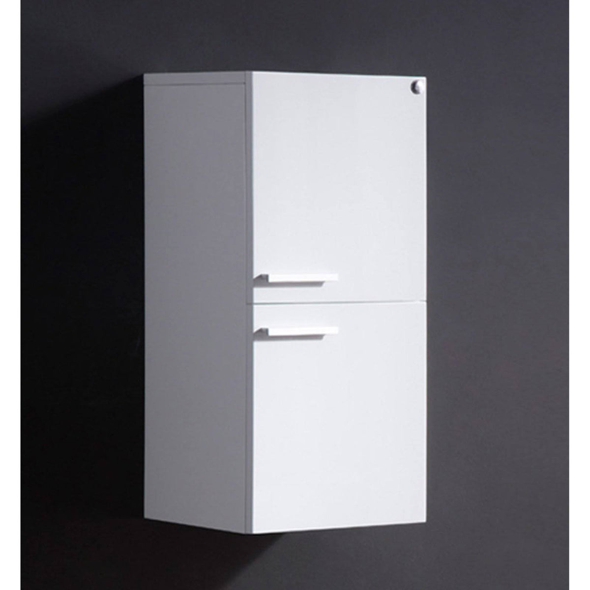White Bathroom Linen Side Cabinet H29744