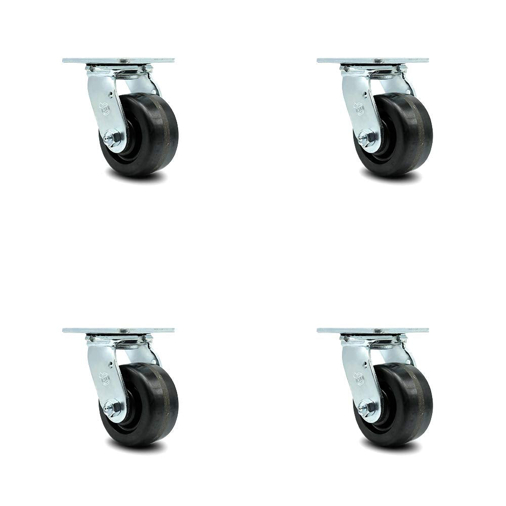 10 Inch Swivel Caster with Semi-Pneumatic Wheel P1952