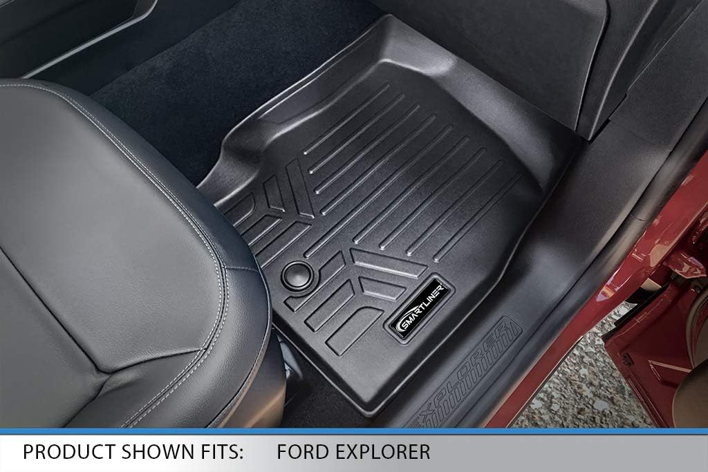 Black 3 Row Floor Mats and Cargo Liner Set A7710