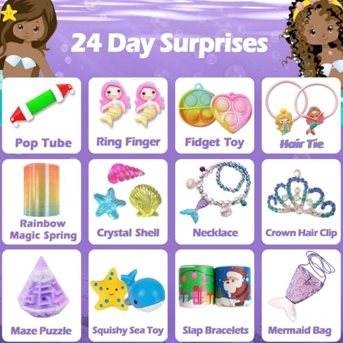 Advent Calendar 2025 with Hair Accessories and Fidget Toys M567436