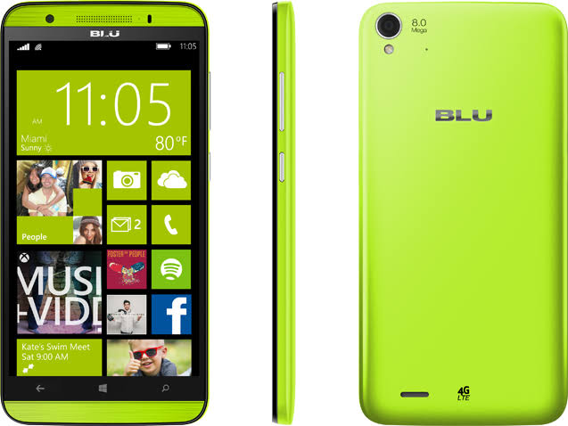 Yellow Unlocked GSM Smartphone H521