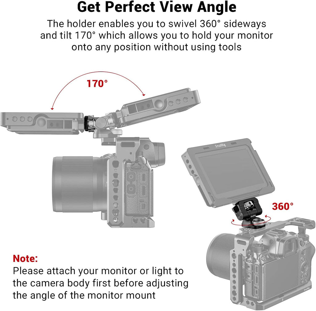 Swivel and Tilt Monitor Mount with Locating Pins J211274