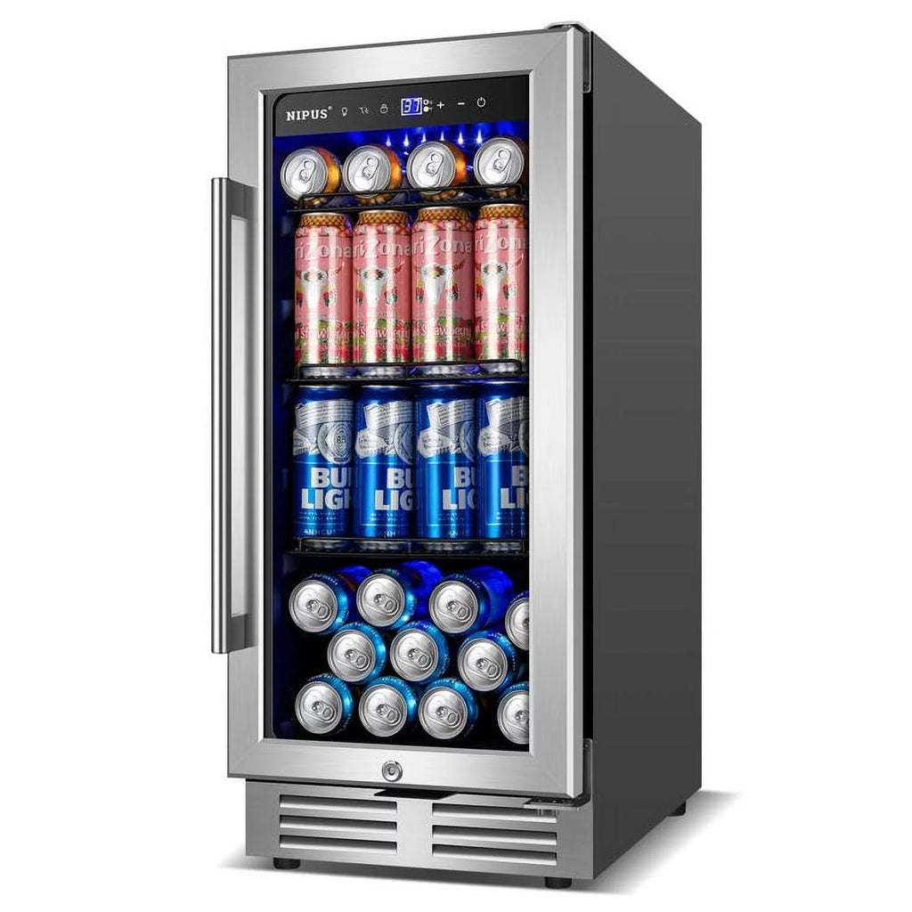 15 inch 130 Can Beverage Refrigerator with French Door B5930