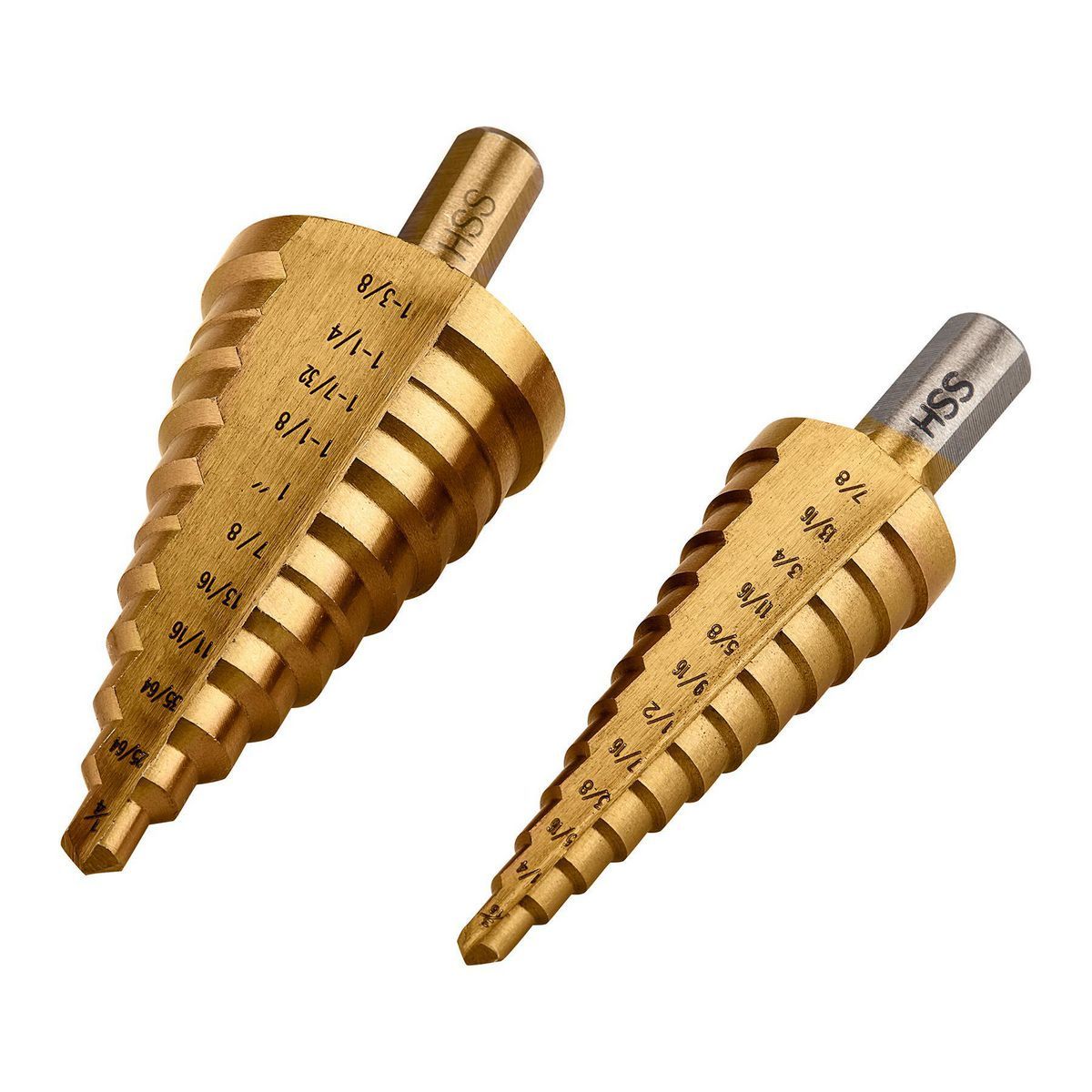 3/16 in. to 1-3/8 in. Titanium Step Drill Bit F830
