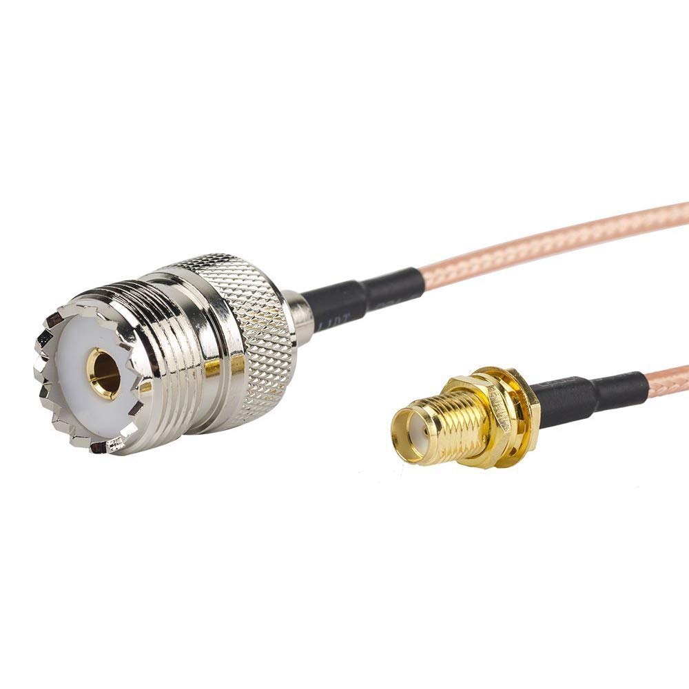 SMA Female to UHF SO-239 Female Adapter Cable 6'' A44897
