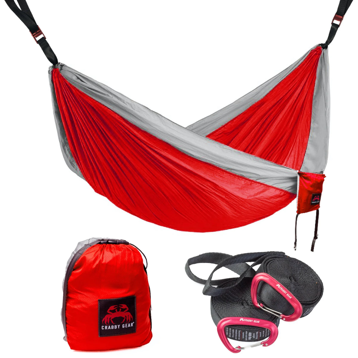 Red Nylon Double Hammock A452103