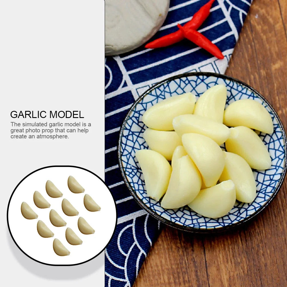 Simulated Garlic Miniature Dollhouse Ornaments W1776