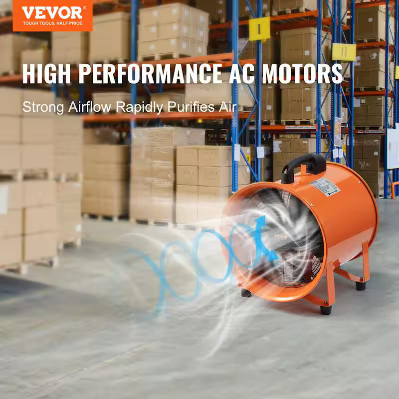 16 in. Heavy Duty Blower Fan with Duct Hose L320