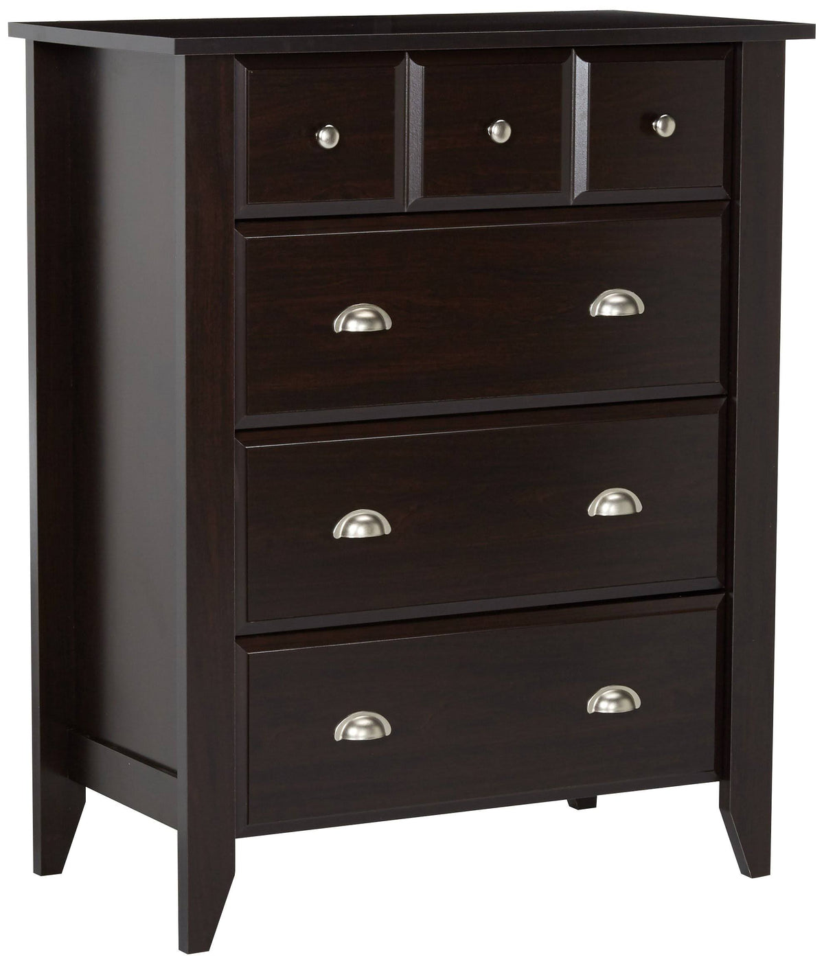 4 Drawer Jamocha Wood Chest A97235