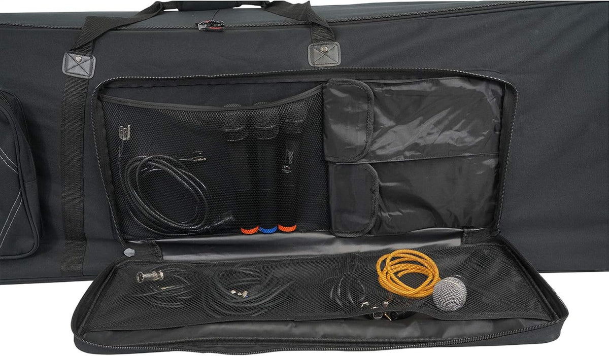 Rolling Bag 61 Slim Keyboard Case with Wheels and Large Pocket C199786