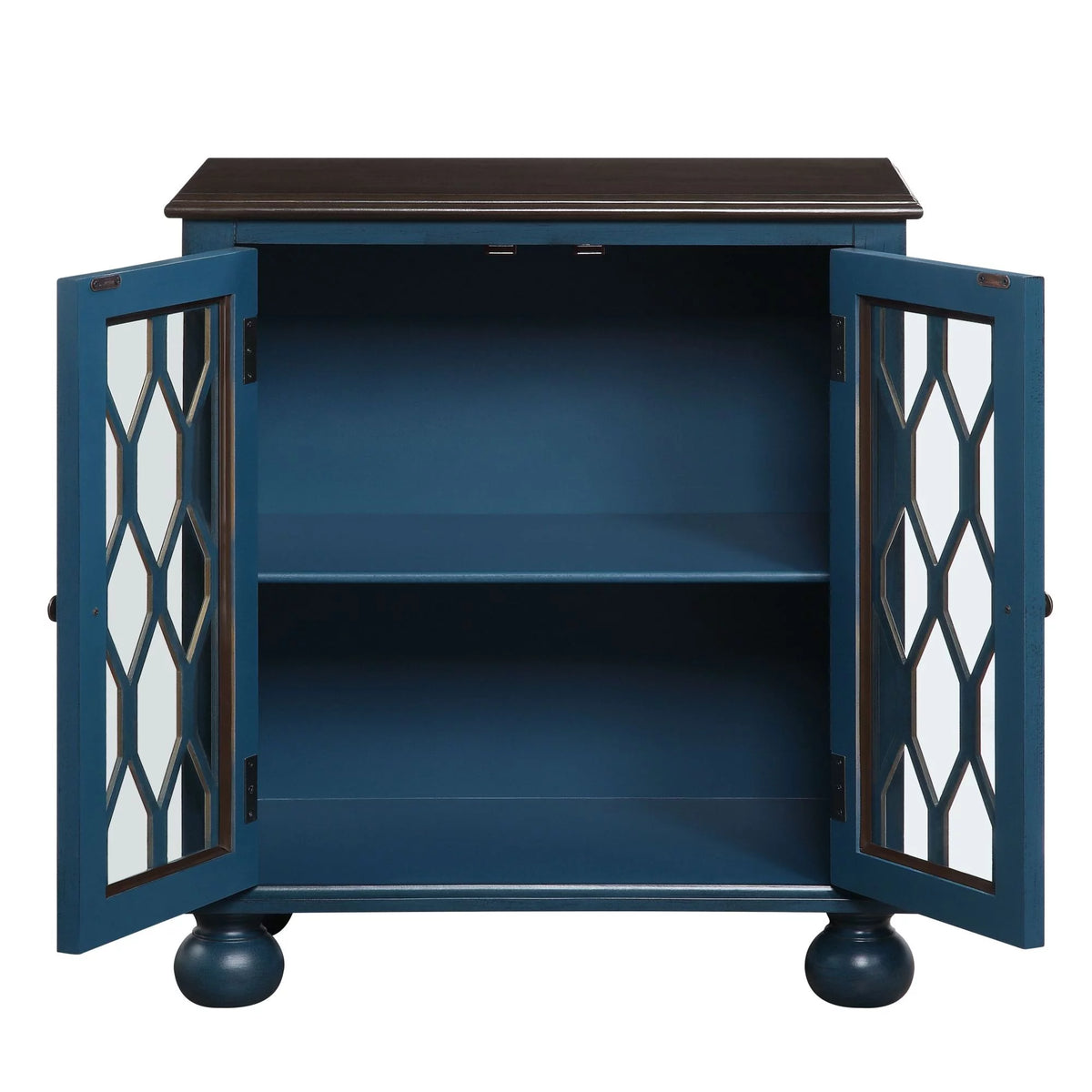 Antique Blue Console Table V39227