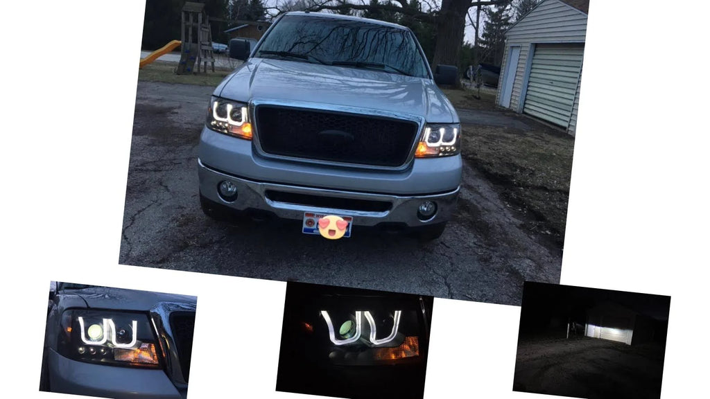 Black Clear Projector Headlights G4196