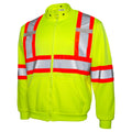 Hi-Vis Safety Full-Zip Hoodie, Yellow, L C9023