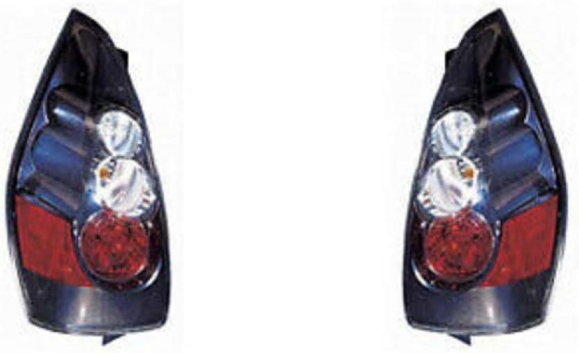 Black Housing Tail Light Pair for Mazda 5 2007 C922