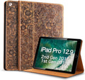 Genuine Leather Case for iPad Pro 12.9 inch 1st & 2nd Gen with Sleep/Wake Cover Q125939