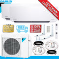 2-Zone Mini Split Air Conditioner Heat Pump System with 15 ft. Installation Kit and Wall Bracket O907257